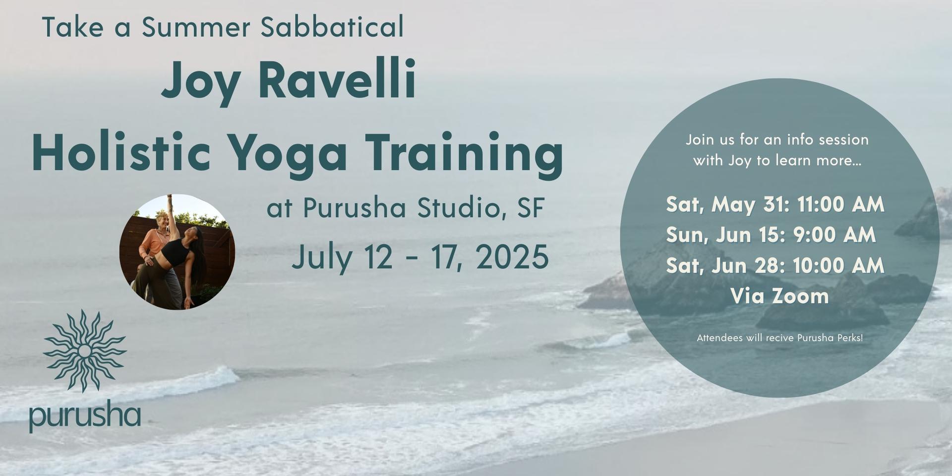 Interested in our One Week Intensive Retreat? Want to learn more? Have questions? This is a perfect opportunity to connect directly with Joy.