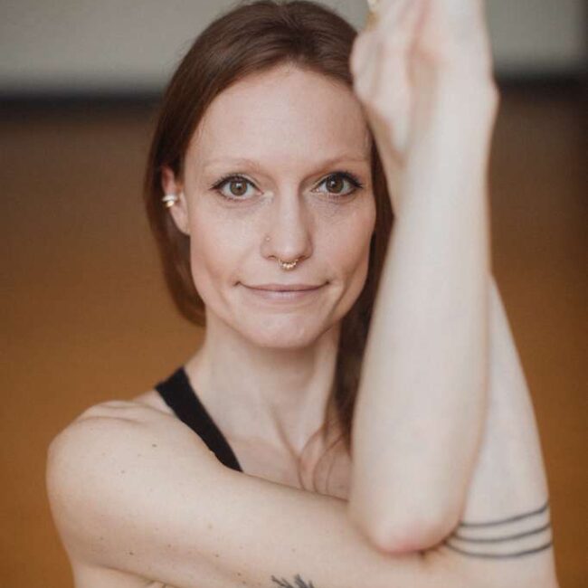 Portrait of Chelsea Spicer, yoga teacher